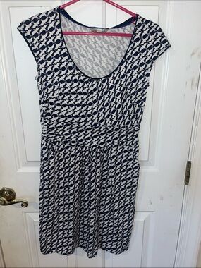 boden emilia embroidered dress Boden Women's Linen Shift Dress in Blue main image 1